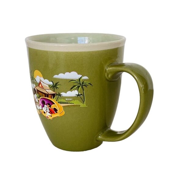 Walt Disney World Mickey and Minnie Mouse Disney's Polynesian Resort Coffee Mug - Picture 4 of 4